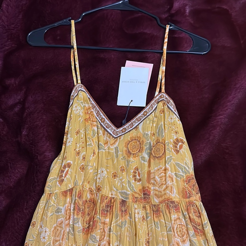 Spell & the Gypsy Mystic Strappy Maxi Dress Sunflower